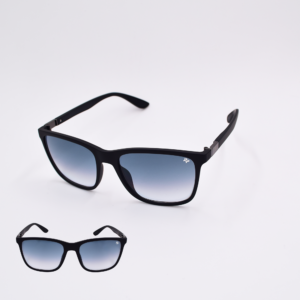 rectangular liteforce negro matte lente gris degrade estilo scuderia ferrari