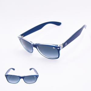 cuadrado azul lente azul degrade estilo new wayfarer