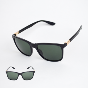 rectangular negro lente verde g15 estilo scuderia ferrari