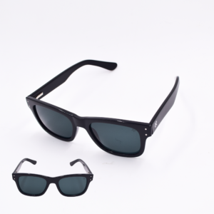 cuadrado negro brillo lente gris
