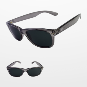 cuadrado transparente gris lente gris estilo new wayfarer